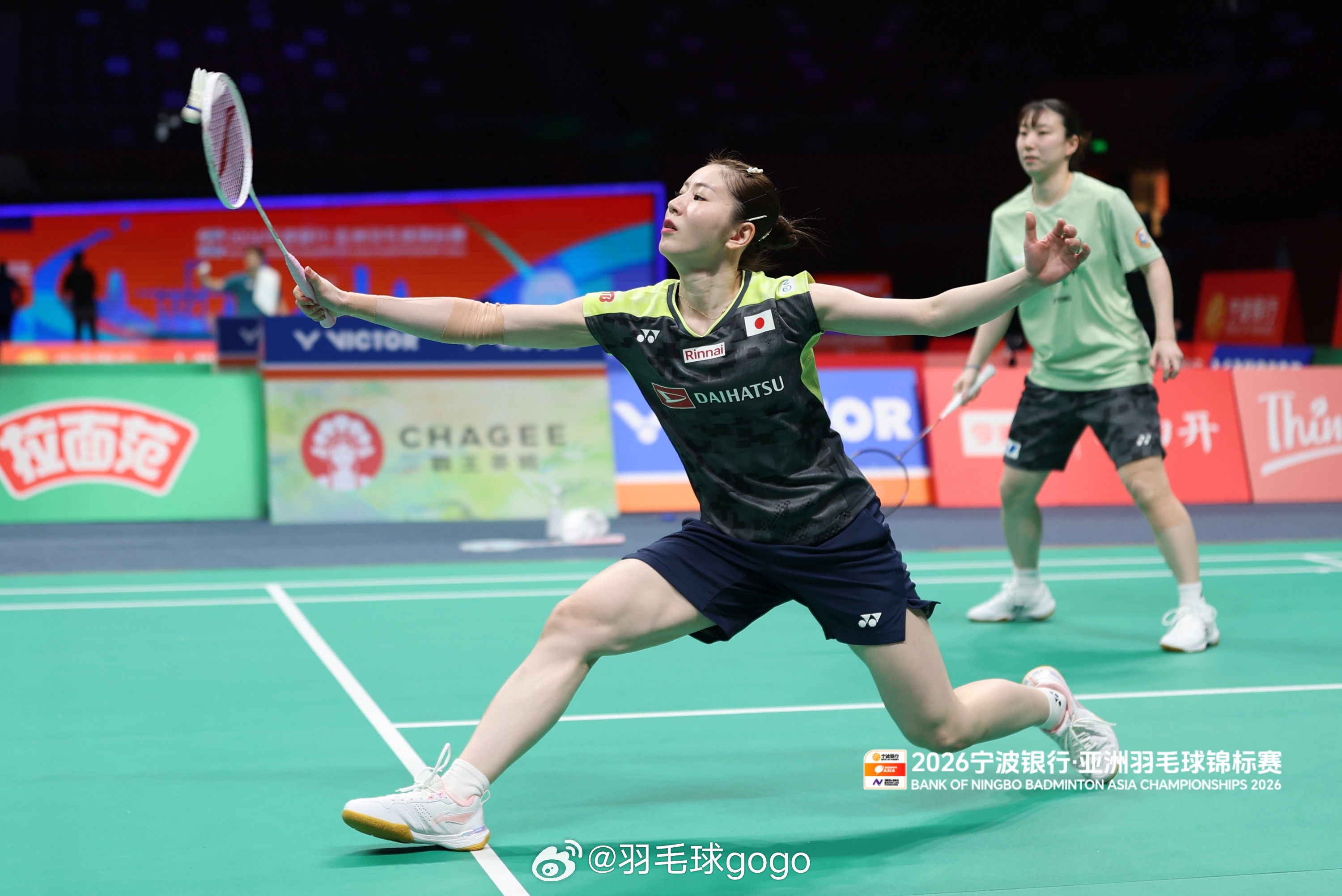 志田千阳已经开始使用李宁装备2026年羽毛球亚锦赛 *图片来源：宁波亚锦赛组委会