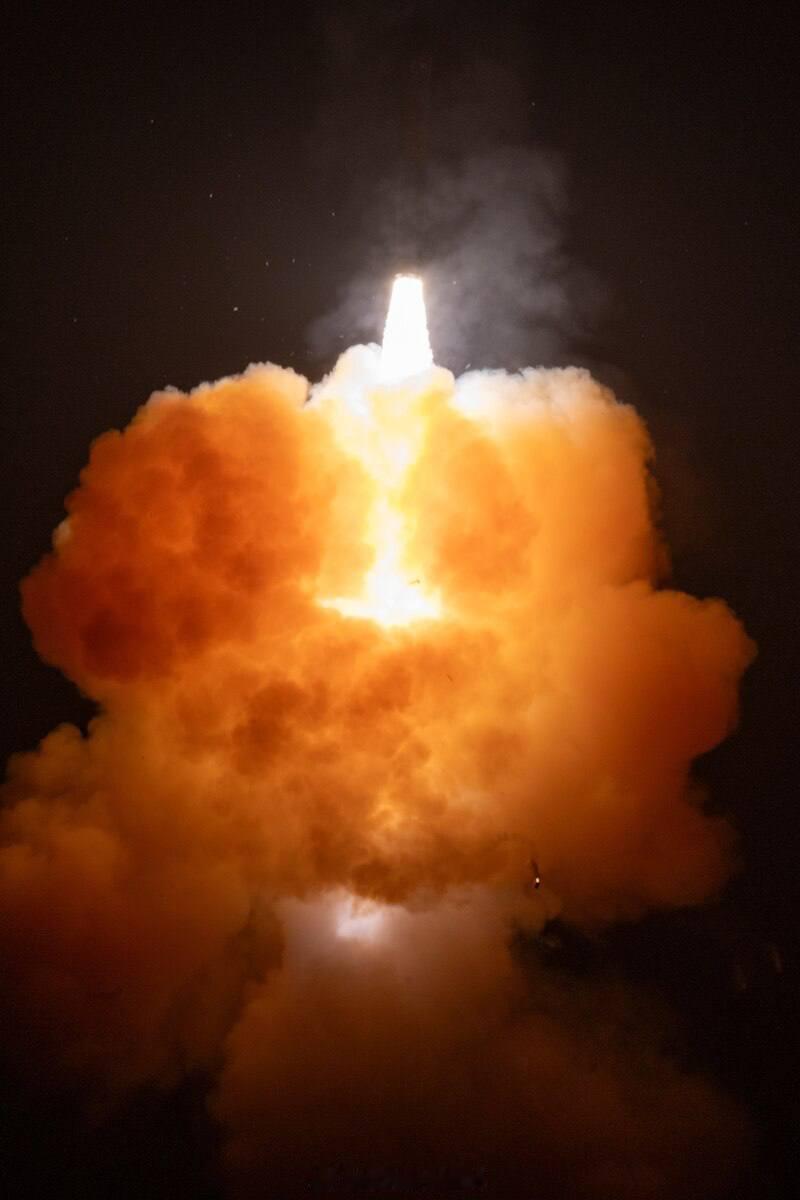 美国空军全球打击司令部于太平洋时间5月20日凌晨12时01分，在加利福尼亚州范登