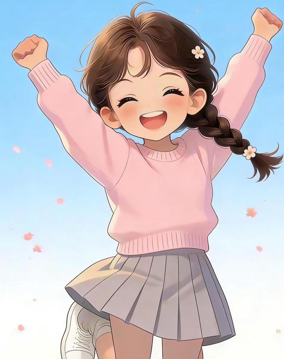 可以穷
可以累

但不能不开心
因为不开心真的会生病
别生气会生病 
图片Ai