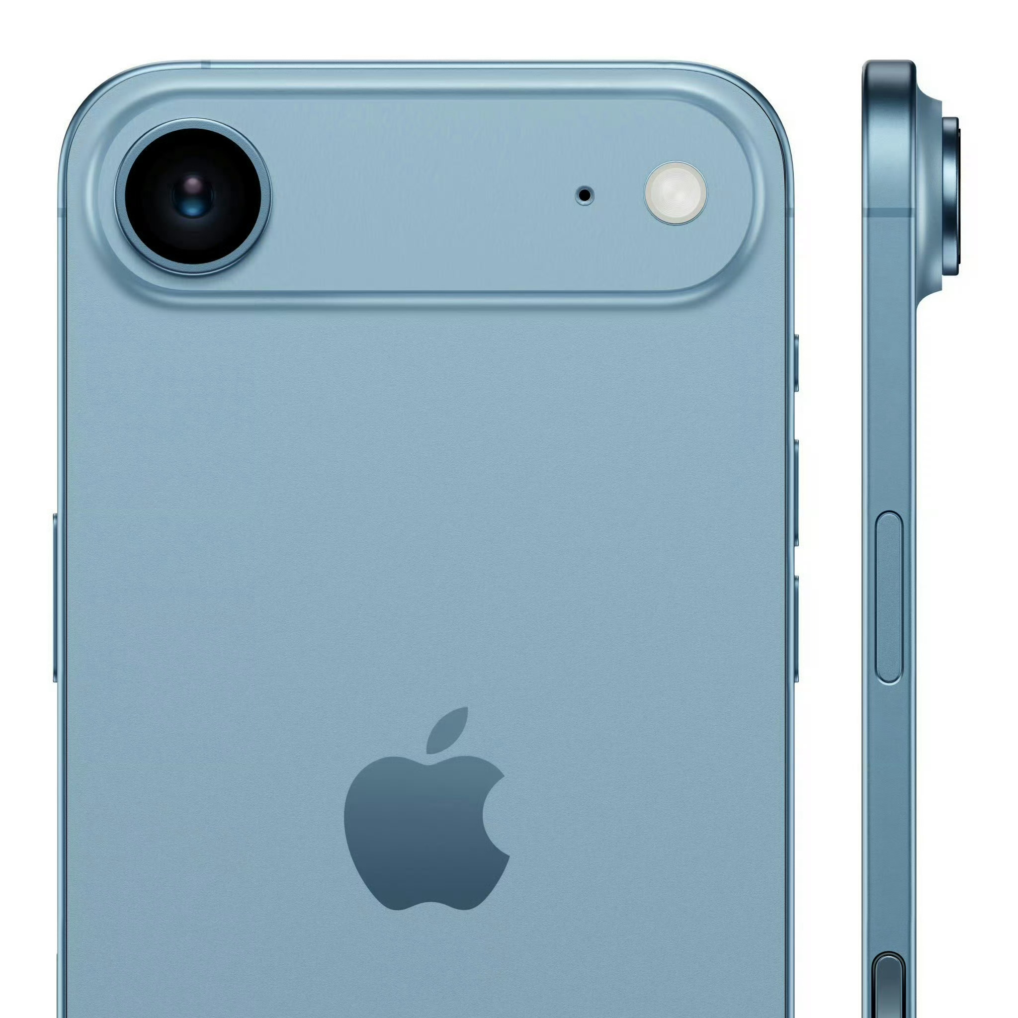 iPhone 17 Air网传的这两种蓝色，哪一个好看点[思考] ​​​