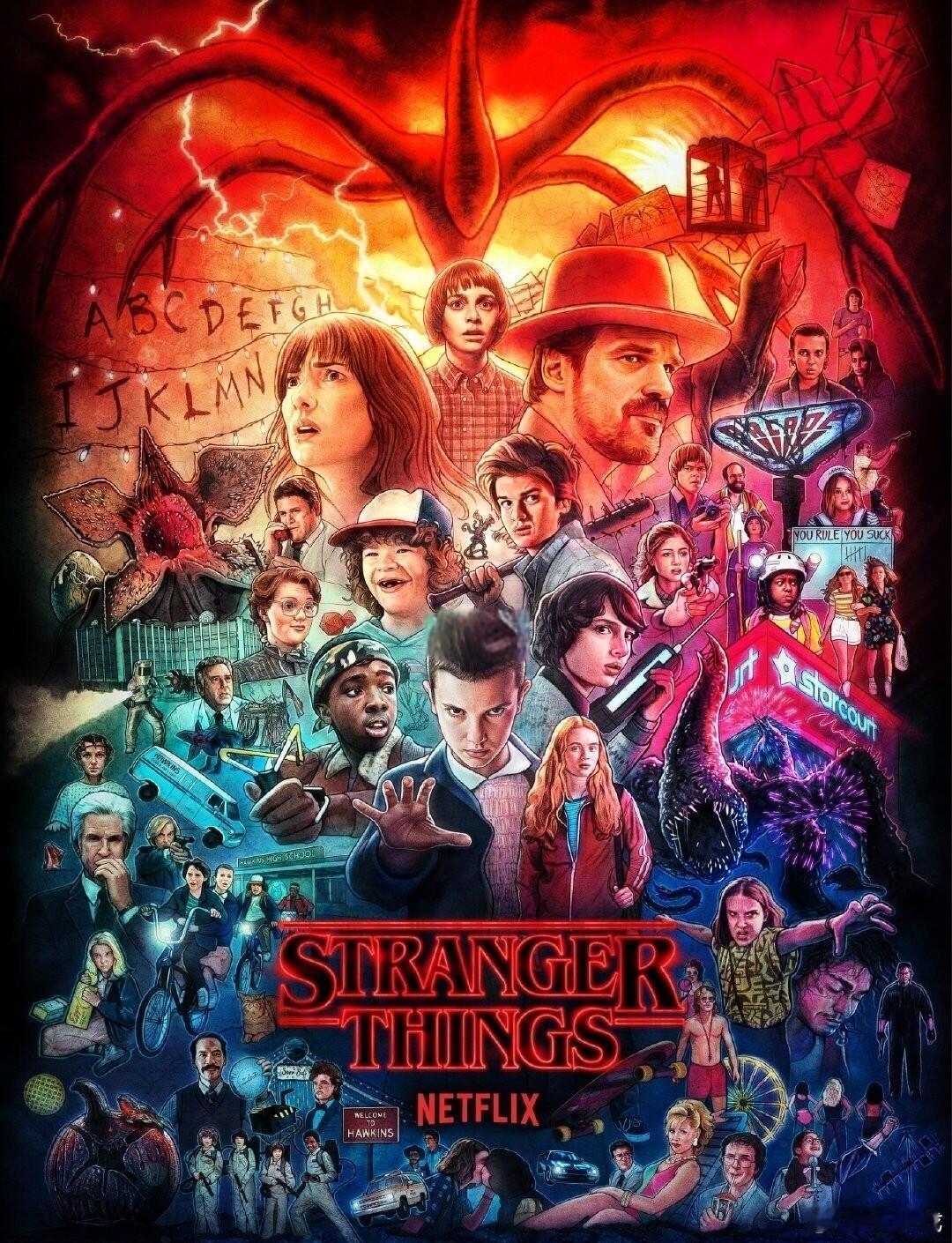 怪奇物语收视率破纪录 《怪奇物语》第五季开播首周末4天观看人次达5960万人！刷