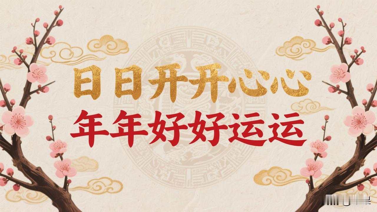 赏析：这幅对联的下联“年年好好运运”与上联“日日开开心心”相得益彰。从内容上看，