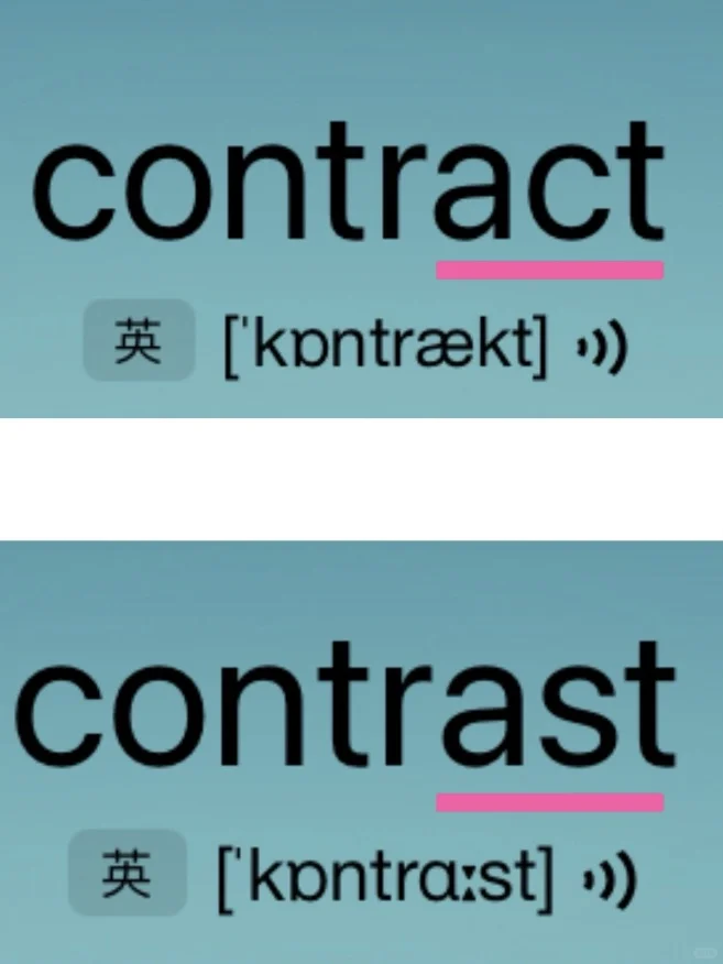 “傻傻分不清”单词！