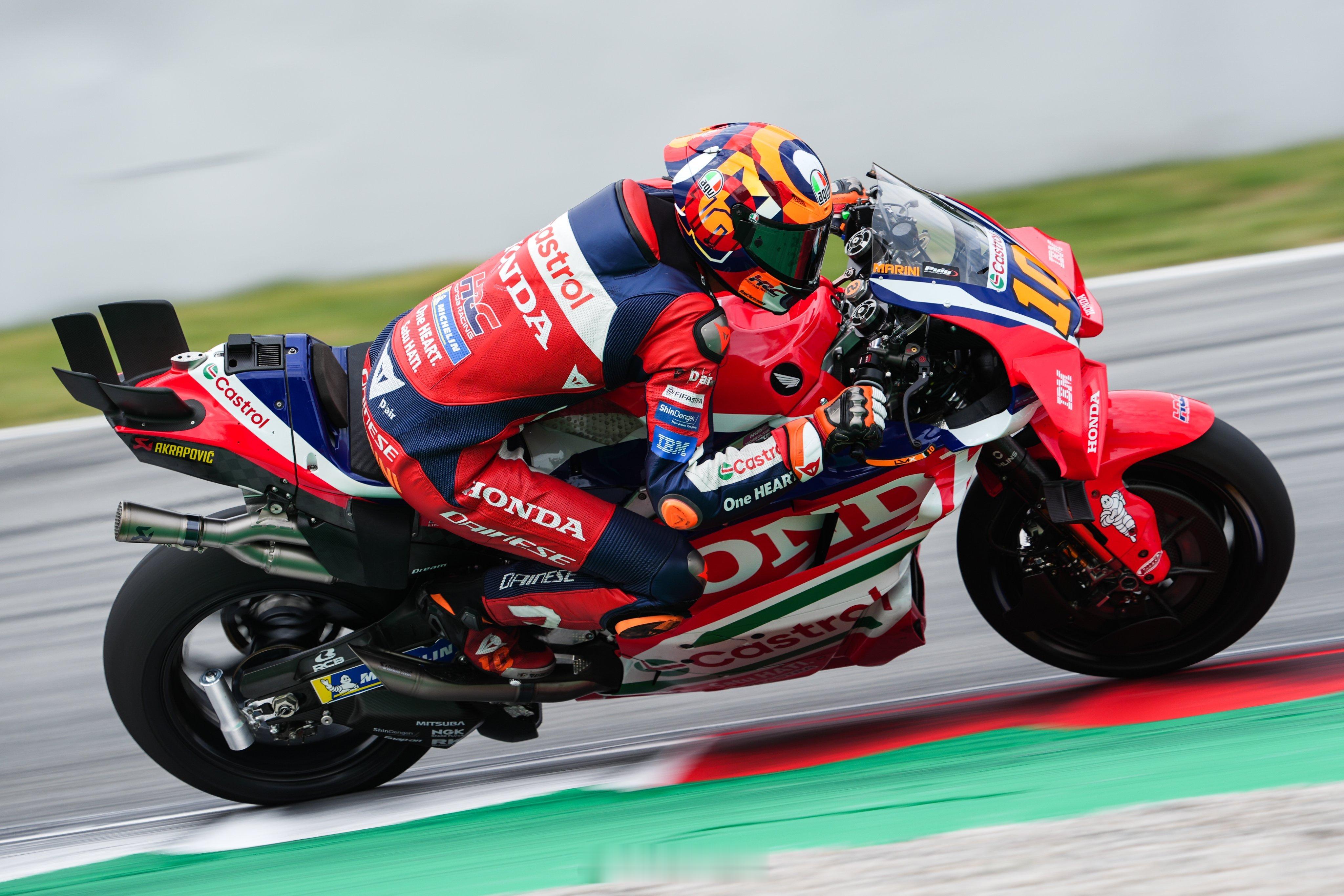 Luca Marini“很遗憾，去年我在穆杰罗只能以观众身份来到这里，所以今年我