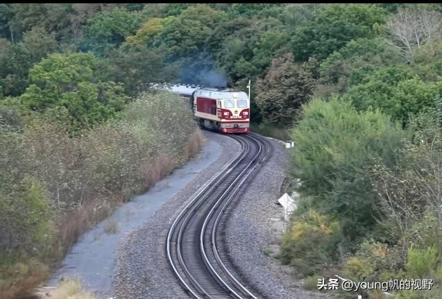 你见过这种四根轨道的铁路吗？这种铁路又叫做套轨铁路，之所以会有四根轨道，是因为中