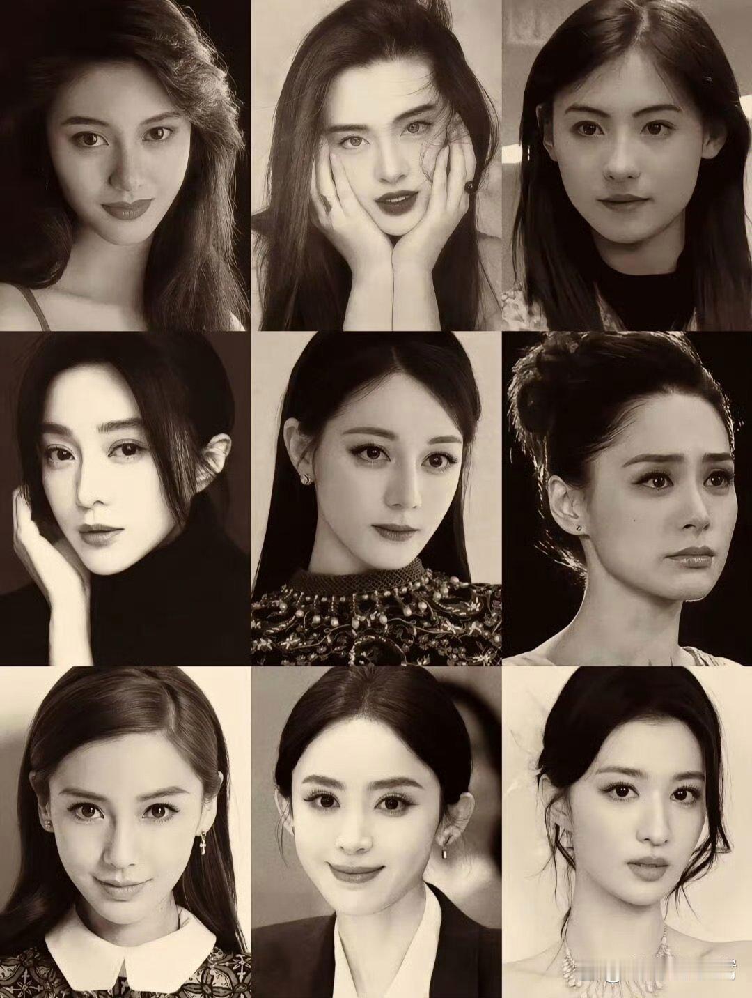 浓颜美人和淡颜美人，果然还是浓颜能让人一眼惊艳 ​​​