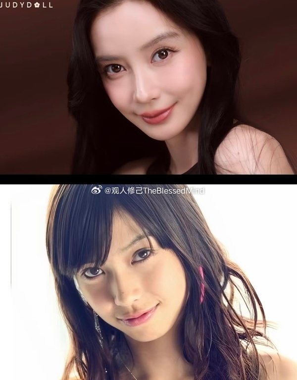 偶尔刷到ab的新代言，评论区都说她原生脸疯狂顶号[笑cry] ​​​