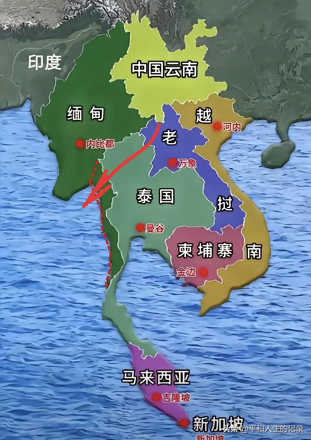 这条直通印度洋的通道更近更安全。