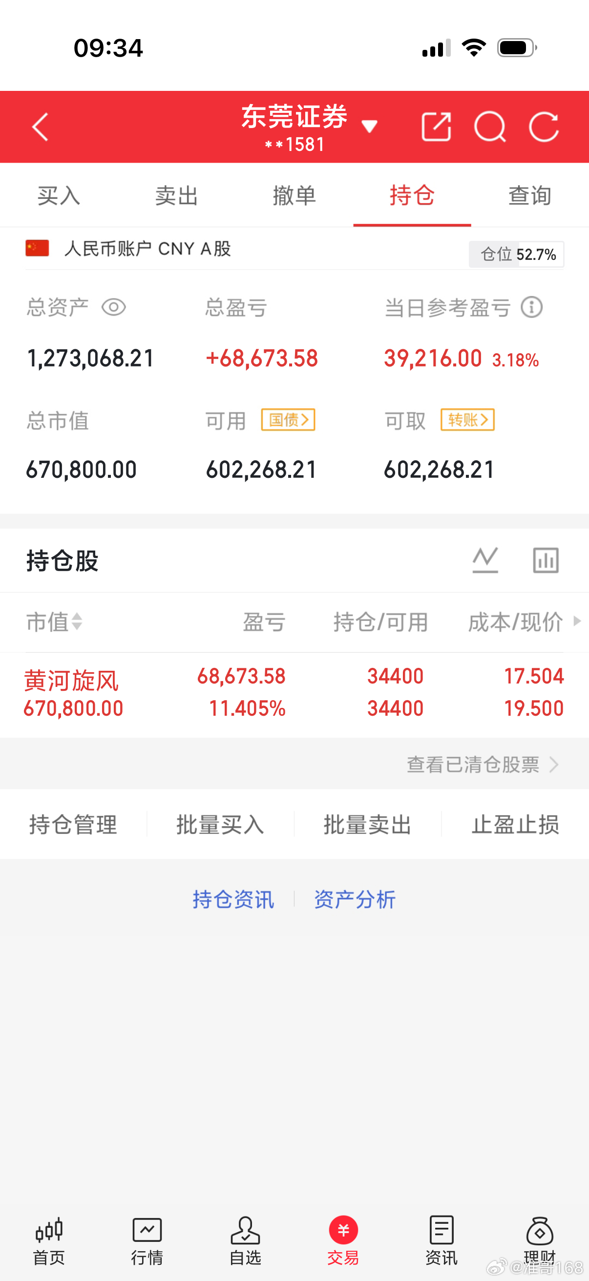 炒股创业记兄弟姐妹们，我的实盘A股记录来了！ 50W1年翻5倍，是目标也是挑战—