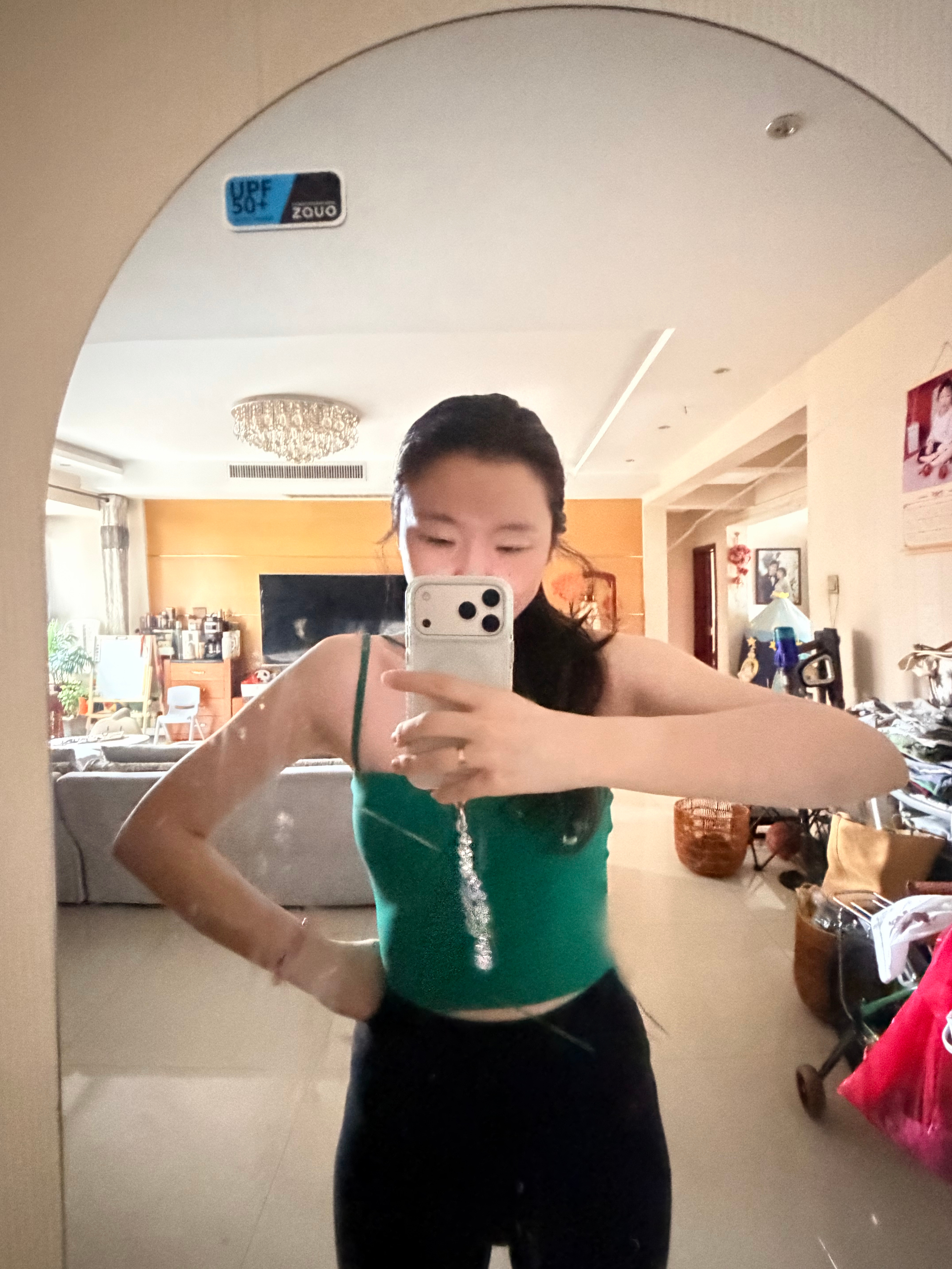 早安大梨型练了健身
