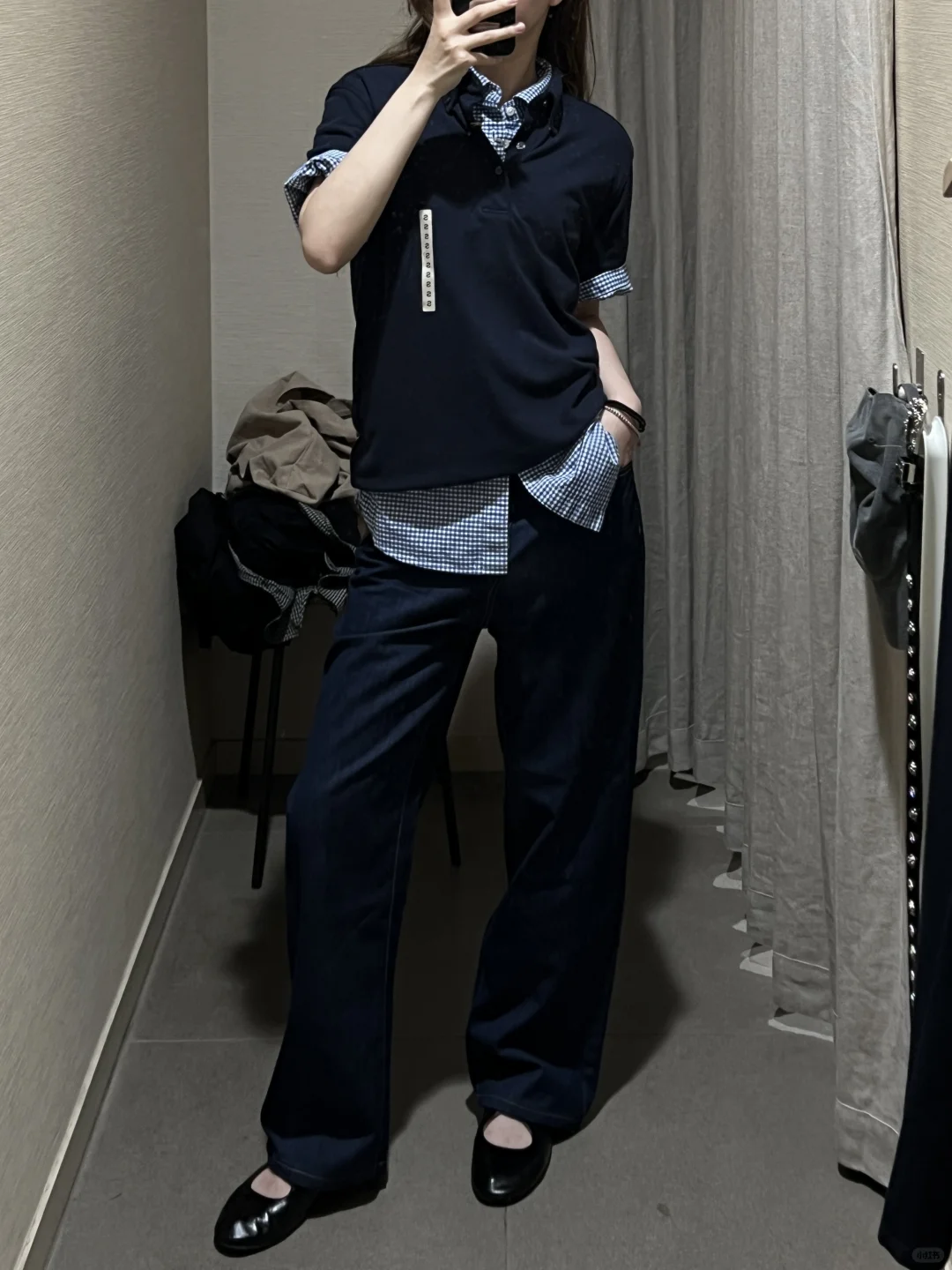 Muji爆改miumiu短袖polo叠衬衫很miu呀~