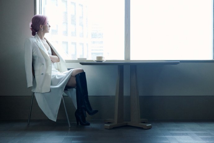 赵丽颖简直是女团门面担当​​​赵丽颖女团门面担当各位别冲动染这个发色，普通人真h