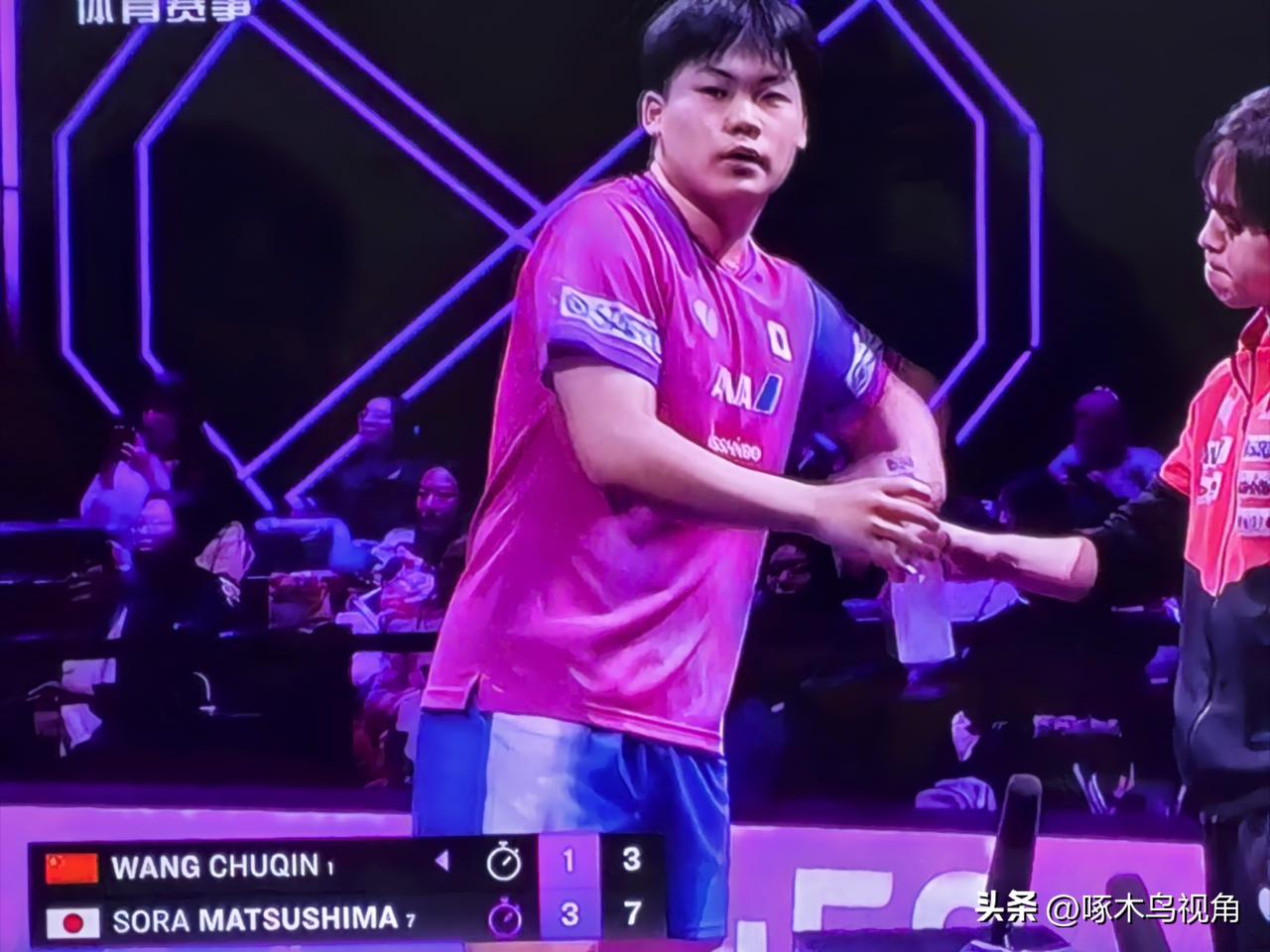 “养狼计划”是不是可以宣告成功了？
WTT重庆冠军赛1/4决赛，八场已完成七场，