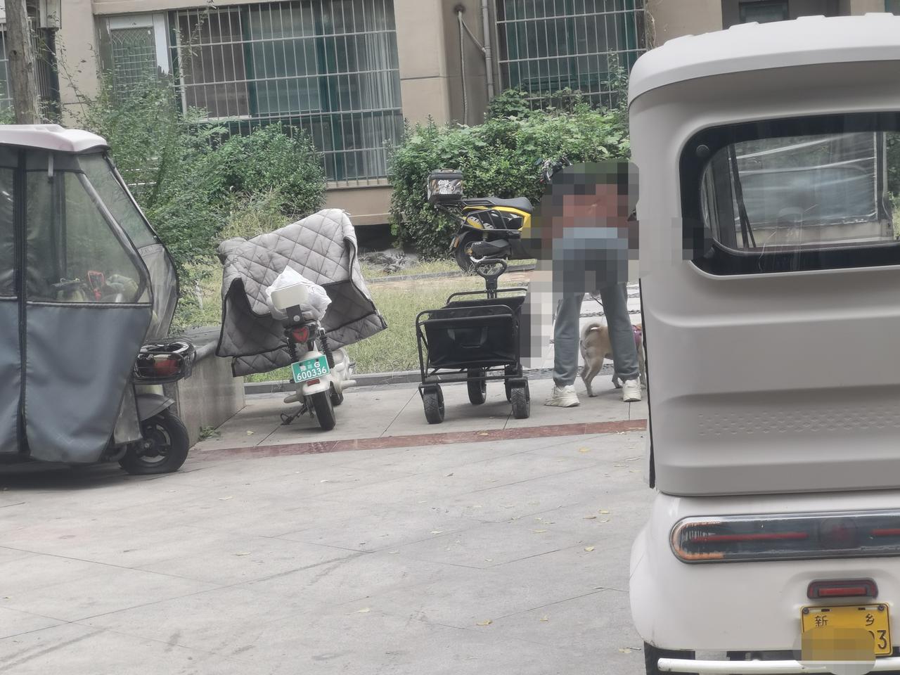 两辆车，两种生活的最好佐证
       早上七点多，小区狭窄的东西向的路上，两