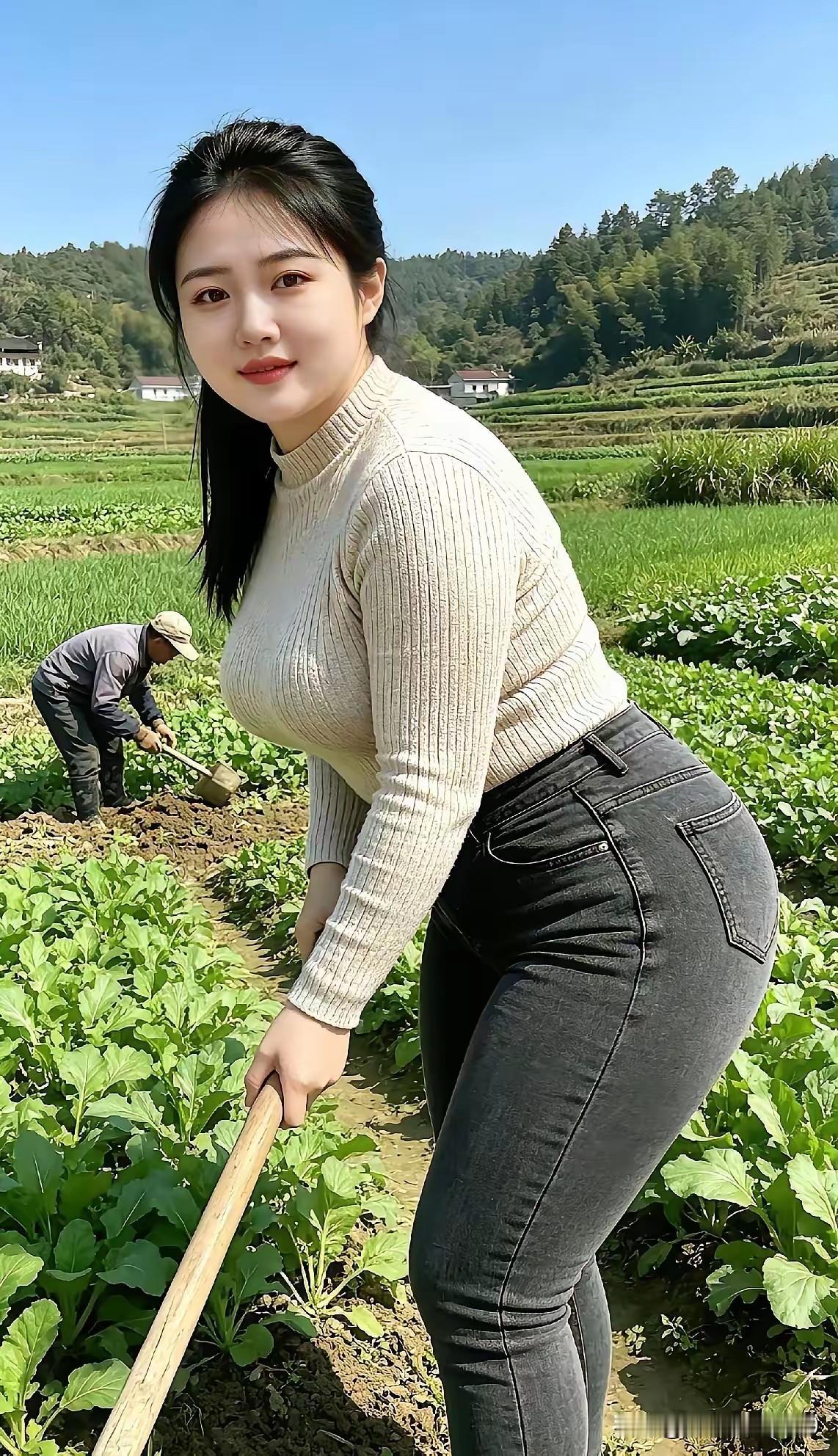 于田园间，悠然自得，取悦自我。
世间美好无数，不及乡村一缕绿意。
群山环绕，流水