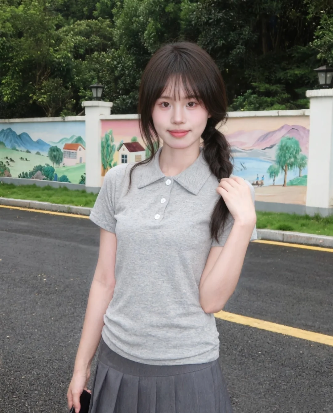 突然发现最近那么爱这个小麻花辫