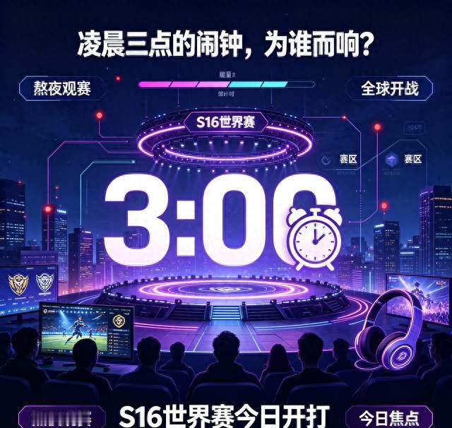 凌晨三点的闹钟，为谁而响？S16世界赛今日开打