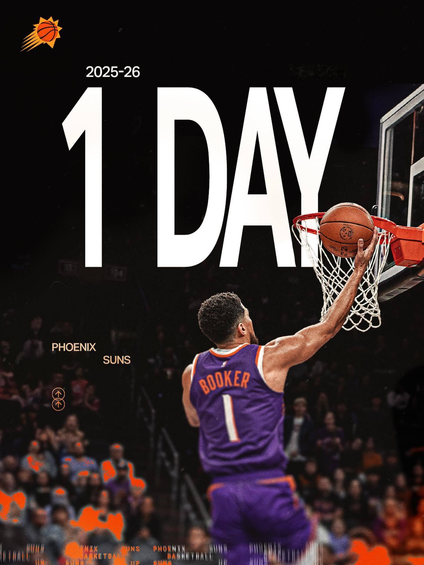 距离25-26赛季常规赛，最后「1」天菲尼克斯太阳[超话] ｜旭日东升 ​​​