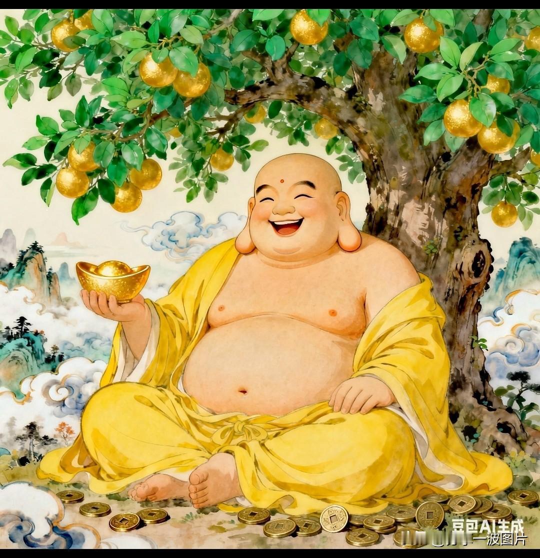 笑纳百财，鸿福常伴。