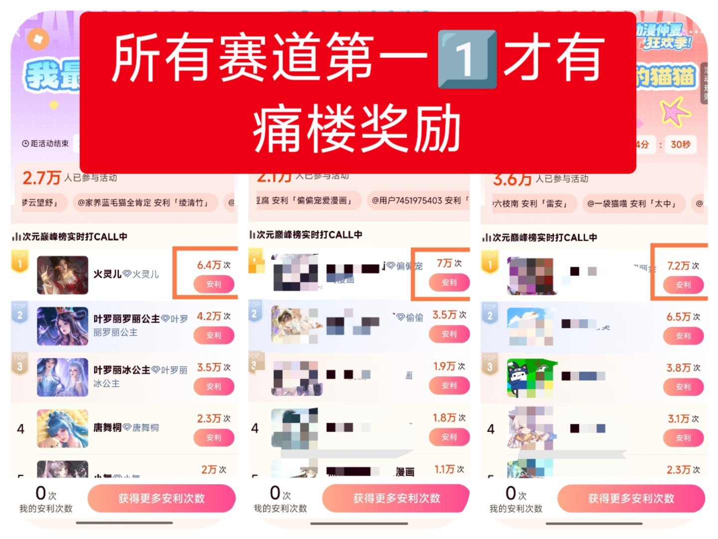 火灵儿 🍁动漫仲夏狂欢季 🍁火灵儿1009生日快乐 ⚠️火桑花们注意☞所有赛