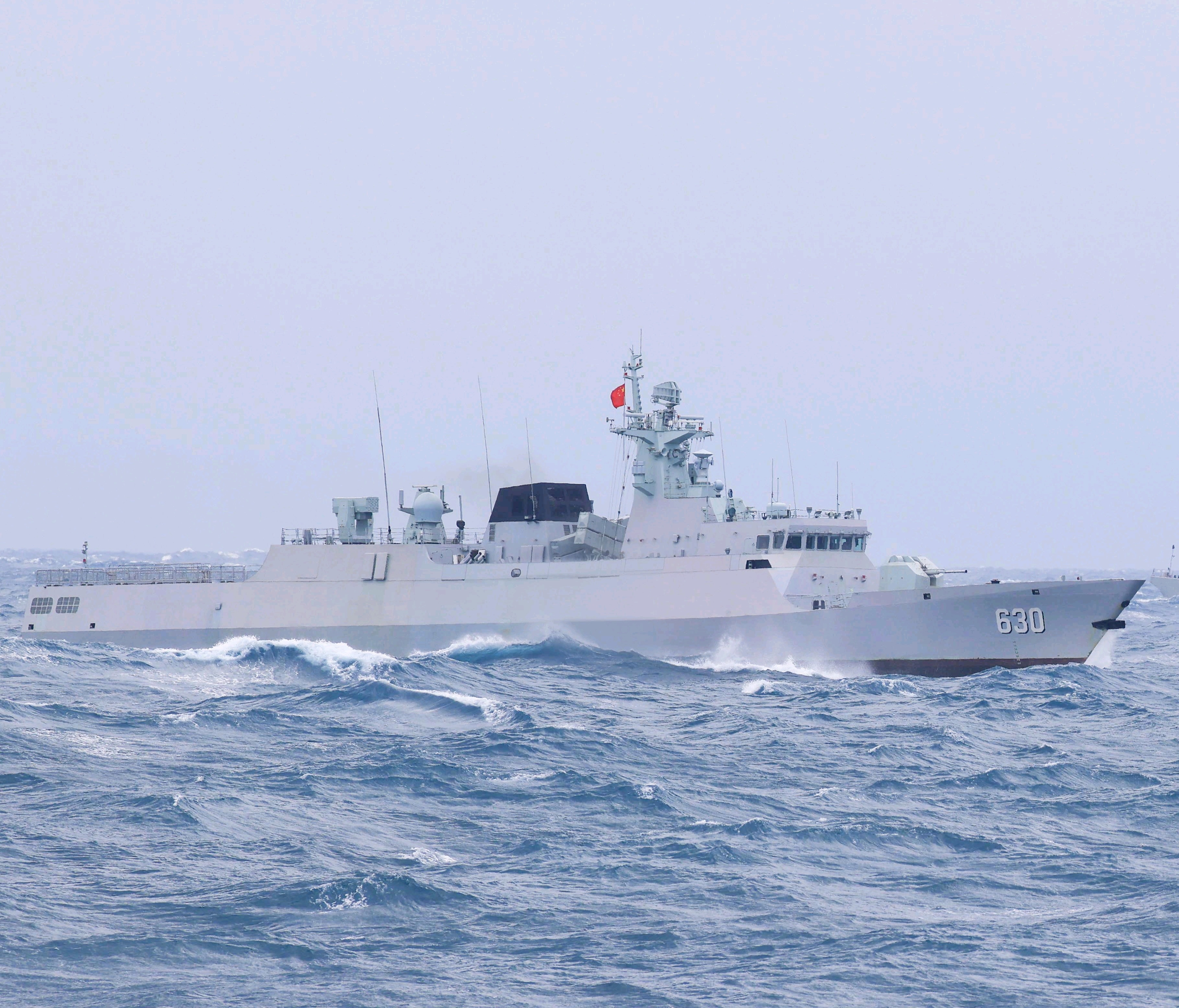 中越北部湾第39次联合巡逻056A“小动物”阿坝舰风采参观过