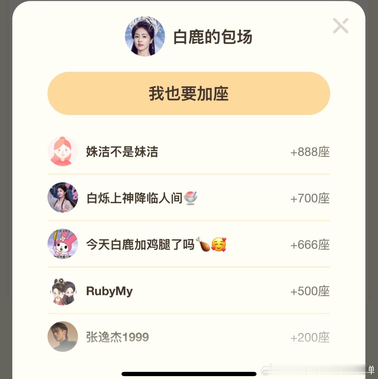 好多人给白鹿新剧包场  白鹿人缘 今日份惊喜来自白鹿新剧的包场大军😎，好多人就