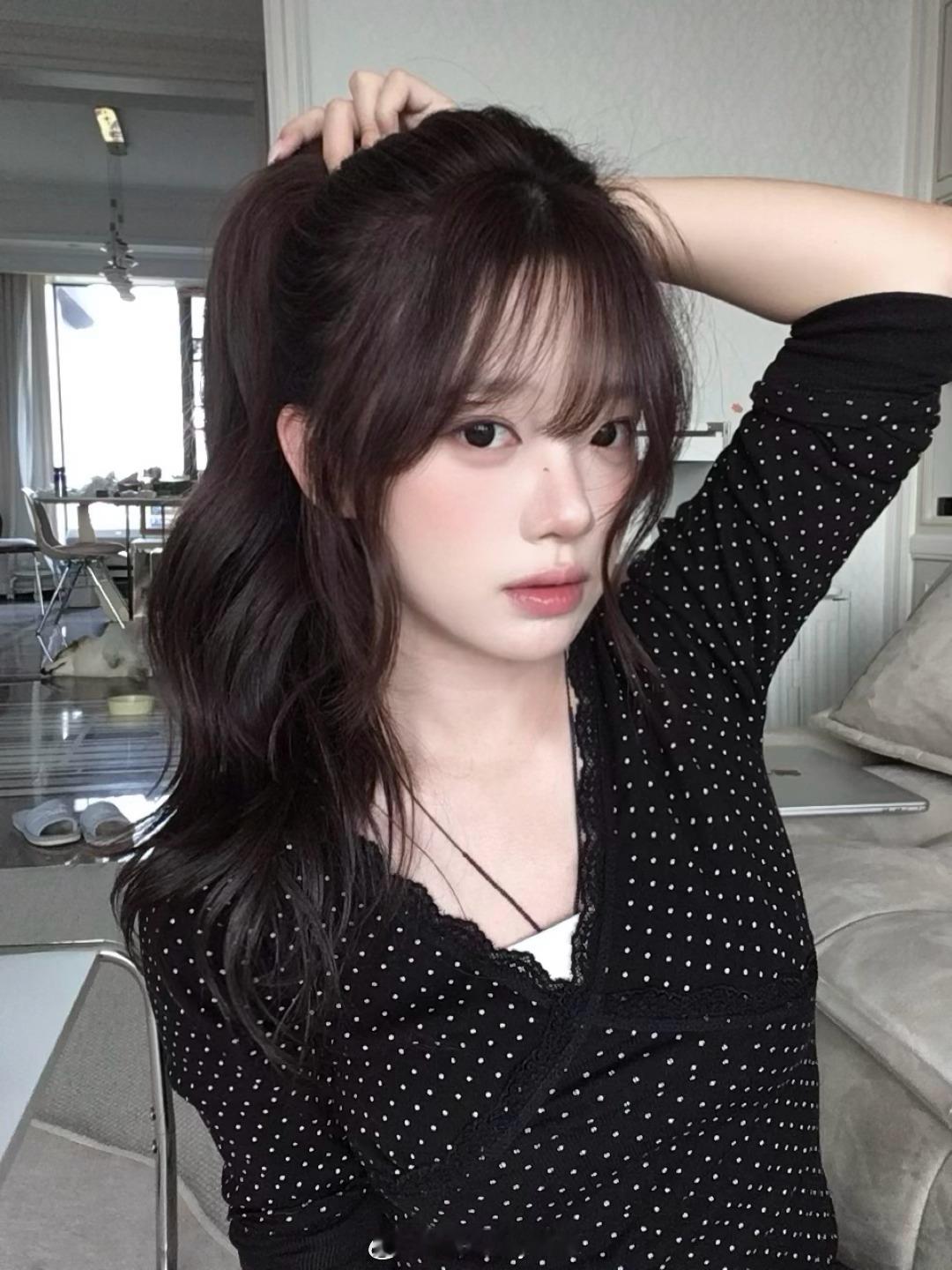 허니몽몽这个高马尾好萌＞𐋣＜ ​​​