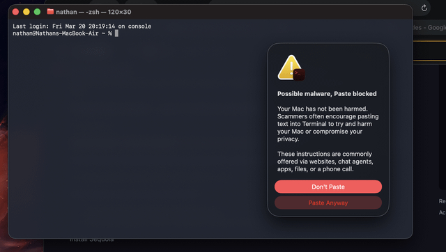 【macOS Tahoe 26.4 为终端命令提供全新的安全功能】macOS T