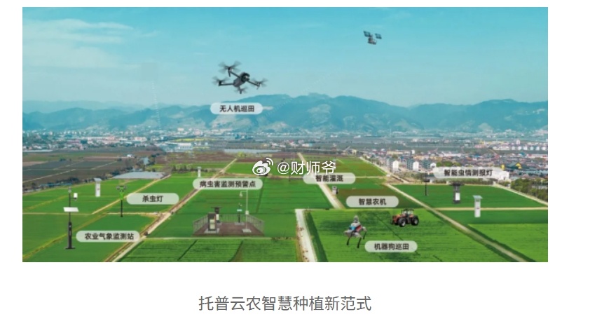 托普云农：浙江省“AI+农业”示范项目。公司在农业领域积累的大量数据是笔宝贵的数