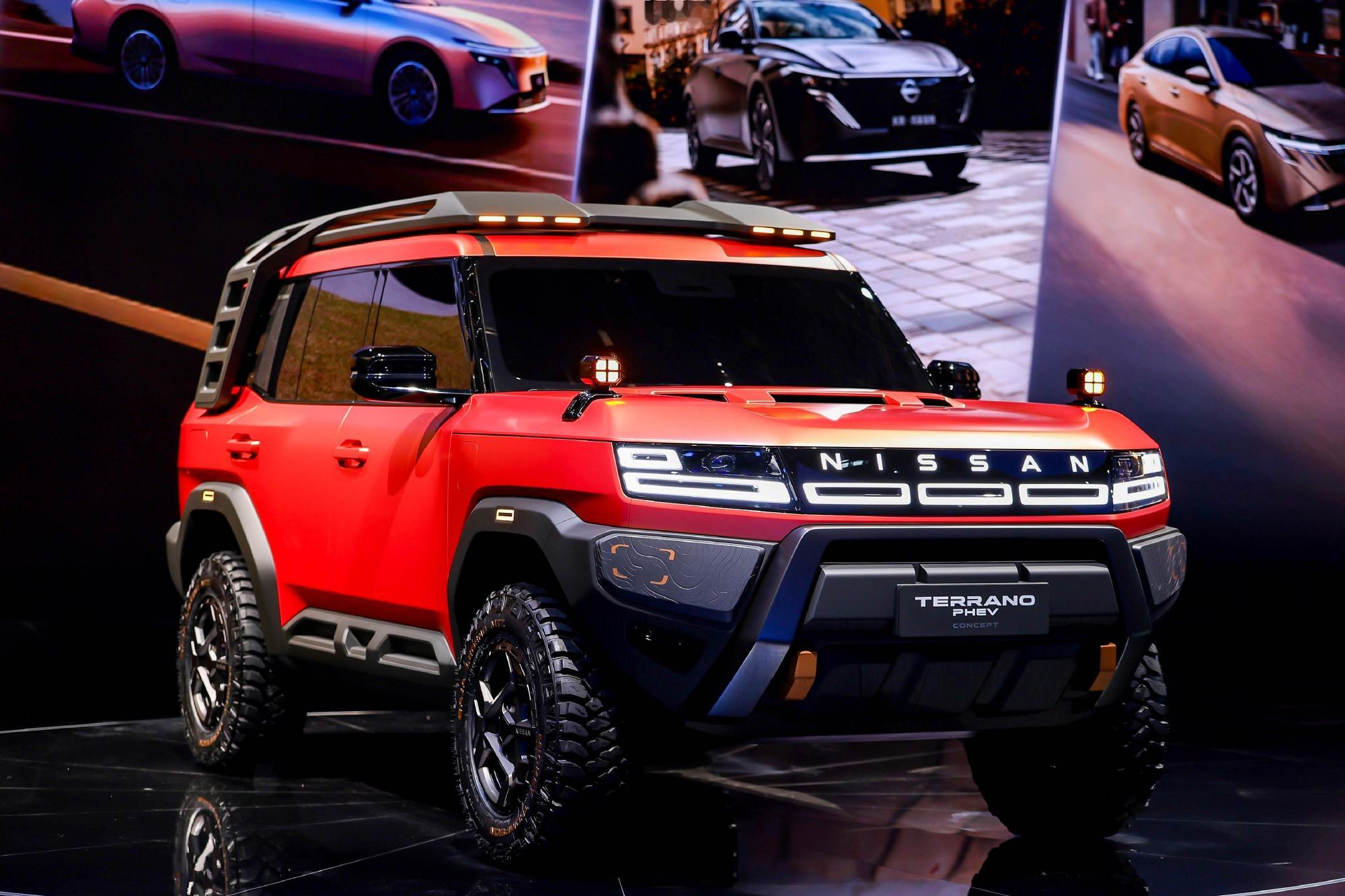 日产展台那台Terrano插混概念车有意思，这个名字太有年代感了，帕拉丁大家记得