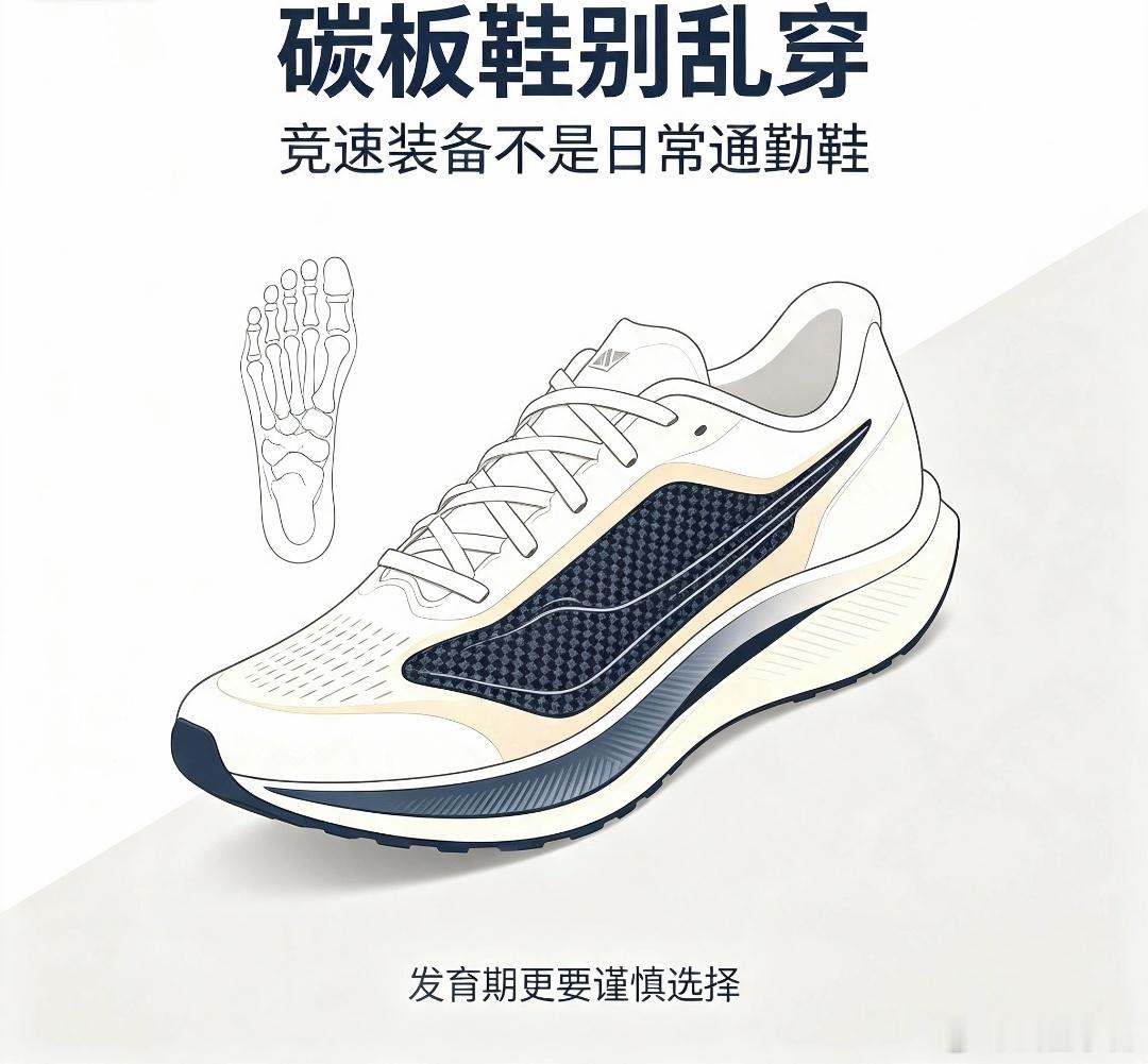 碳板鞋这阵风刮得太猛，连中小学生都成了重灾区。广州有个四年级孩子穿了两个月，脚踝