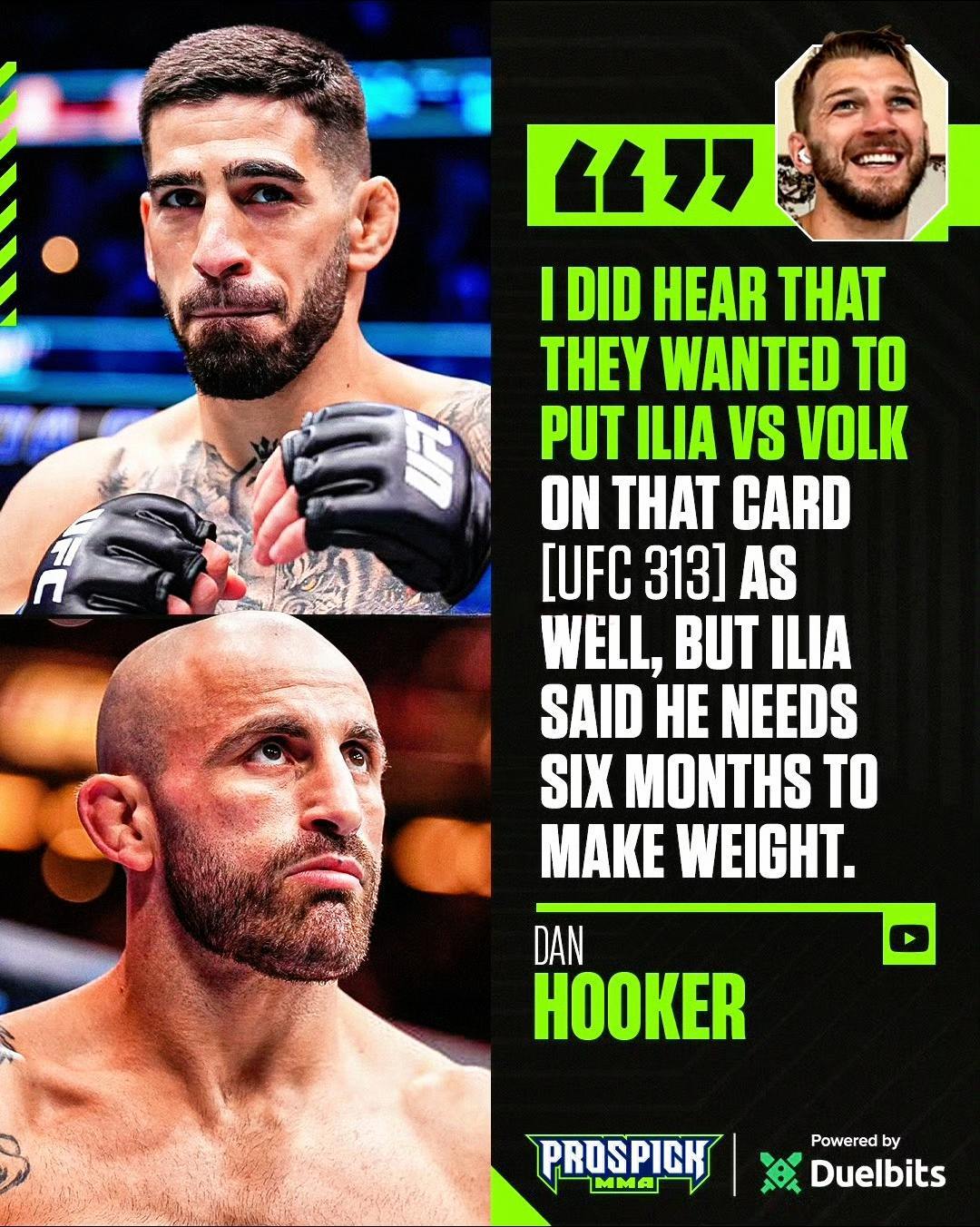 MMA新闻！①UFC想要在UFC 313安排“斗牛士”伊利亚·托普里亚...
