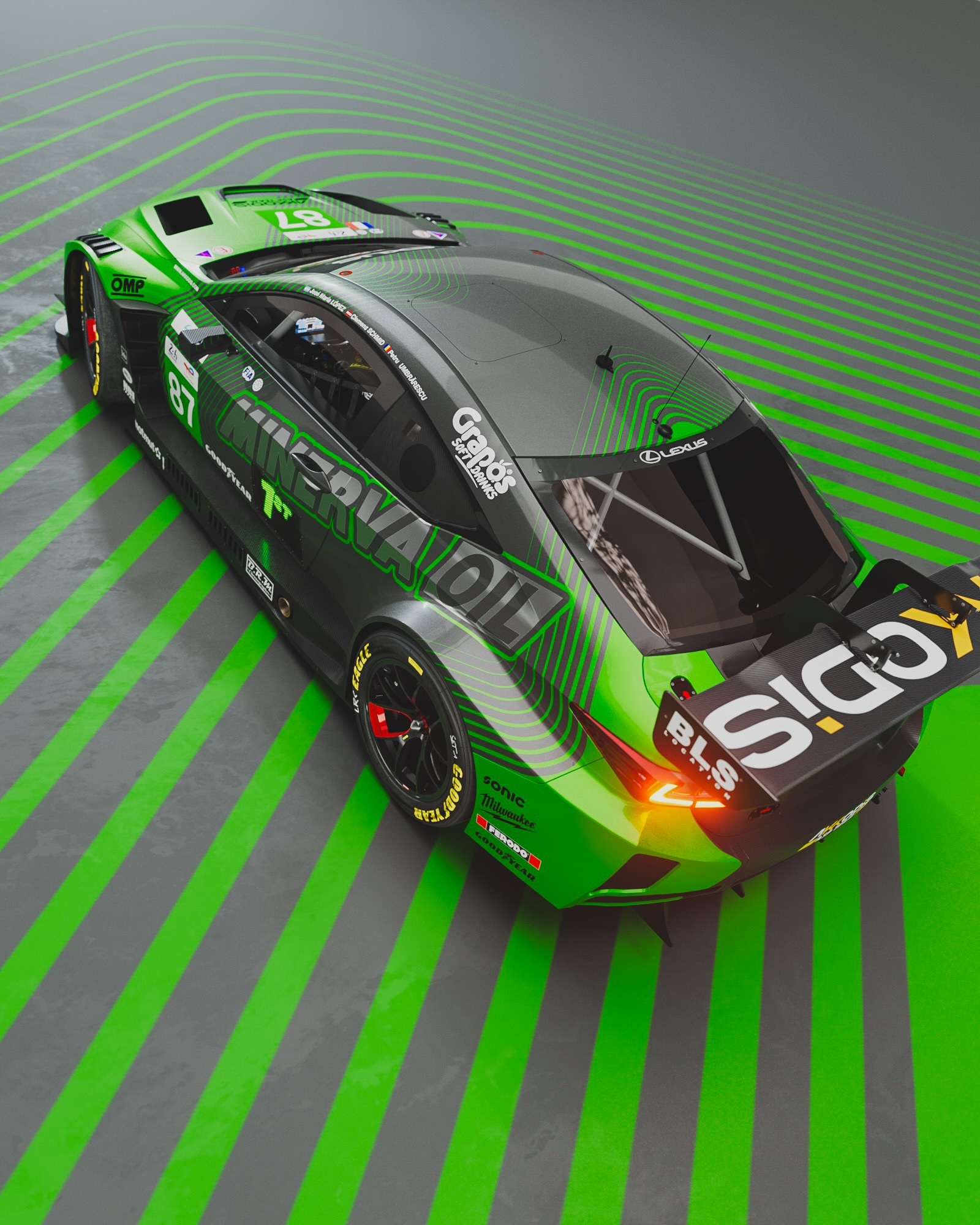 法国车队Akkodis ASP Team在公布了自家78号雷克萨斯RC F LM