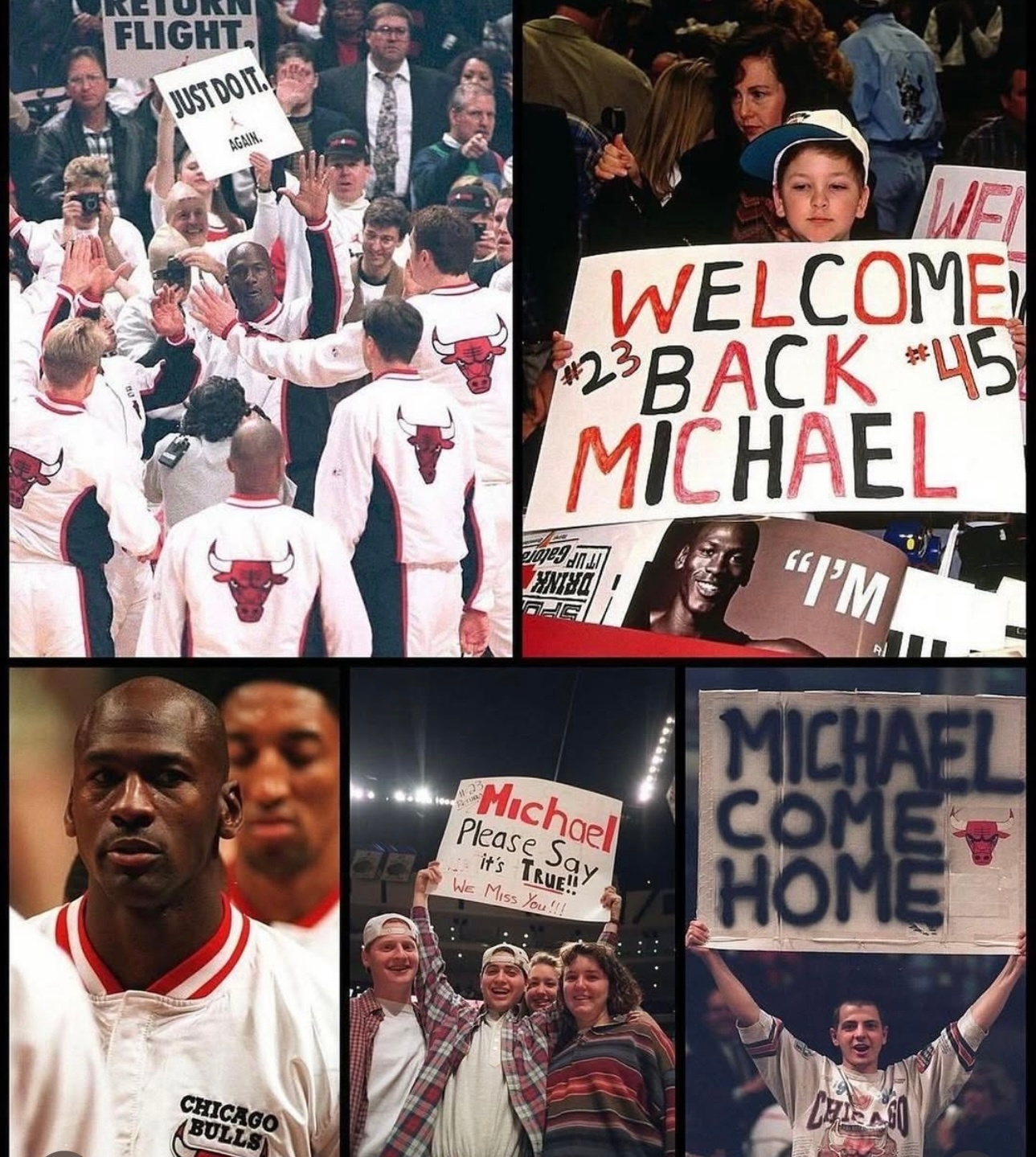 篮天下1995 Michael Jordan :“ I'm Back”Image