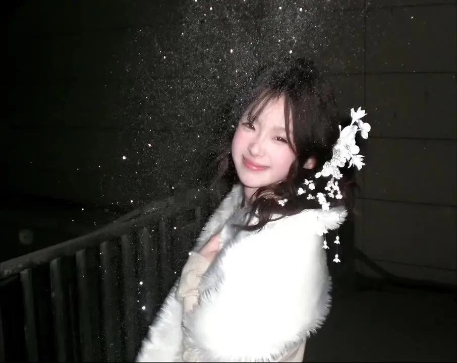 我的心像片雪花 为你存在 冰封成依赖