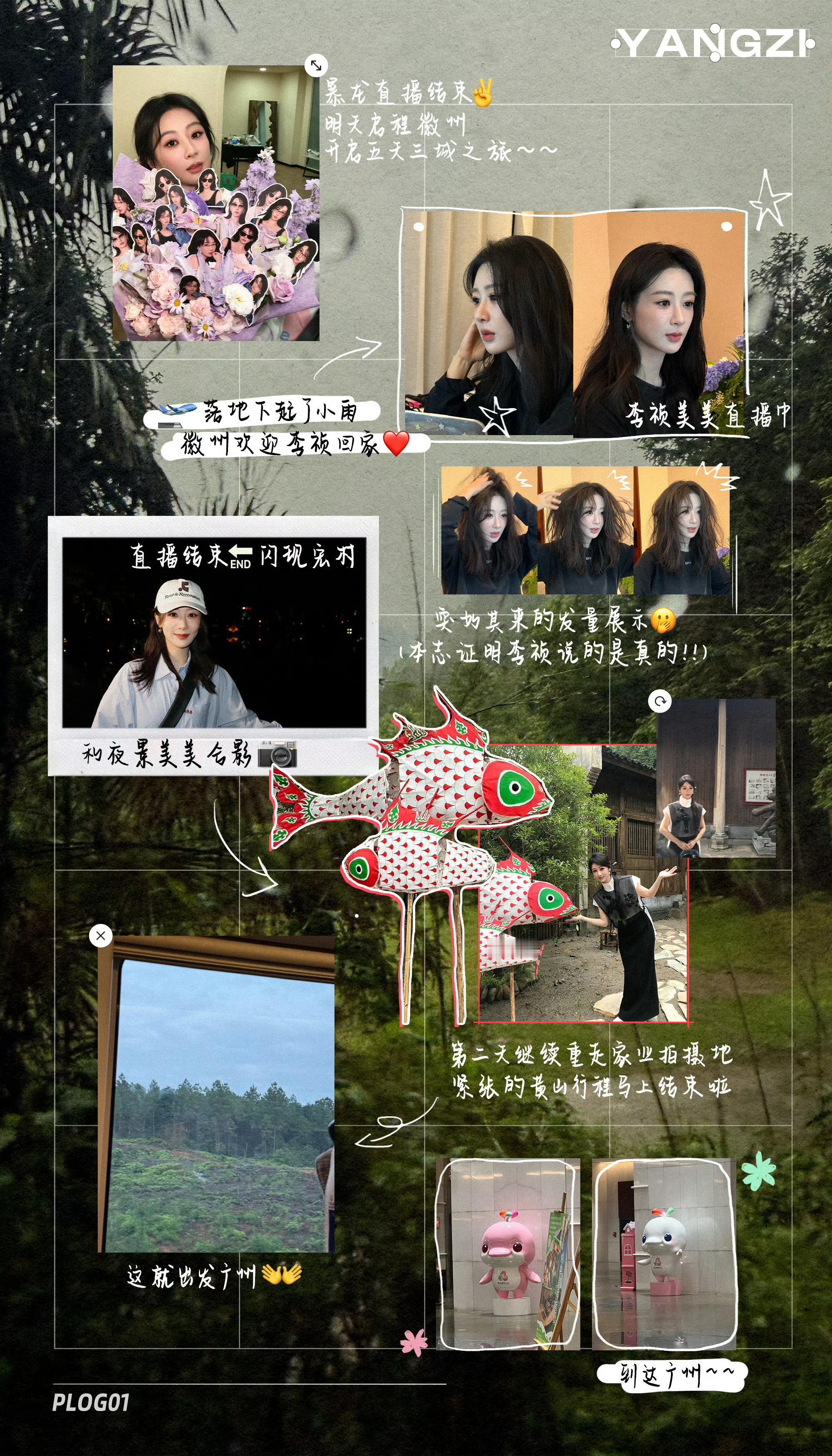杨紫3城plog杨紫五天打卡不同风景杨紫五天打卡不同风景 