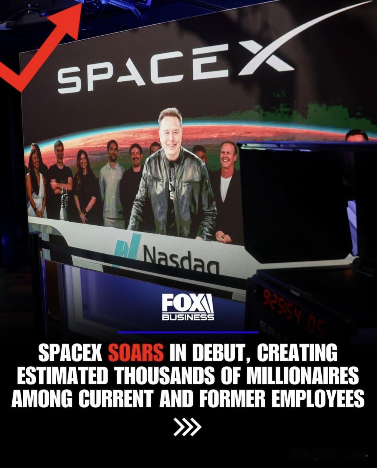 預計會有約4,400 名現任和前員工變成百萬富翁！💰
foxnews ：Elo