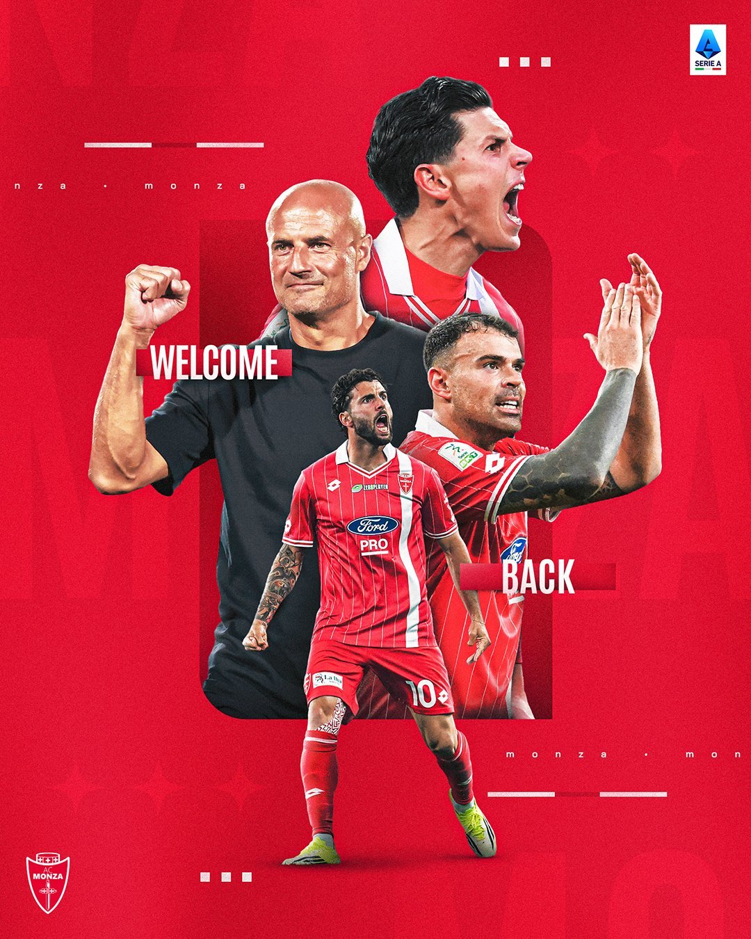 WELCOME B🅰️CK!  欢迎蒙扎重返意甲联赛💎 👏我们是Calci