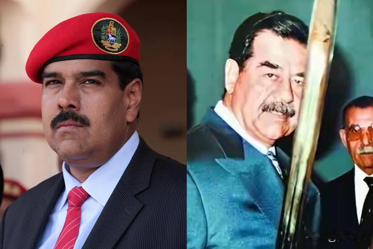 马杜罗与萨达姆
两个人长得还真有点像
萨达姆是被战后的
伊拉克法庭判处绞刑的。