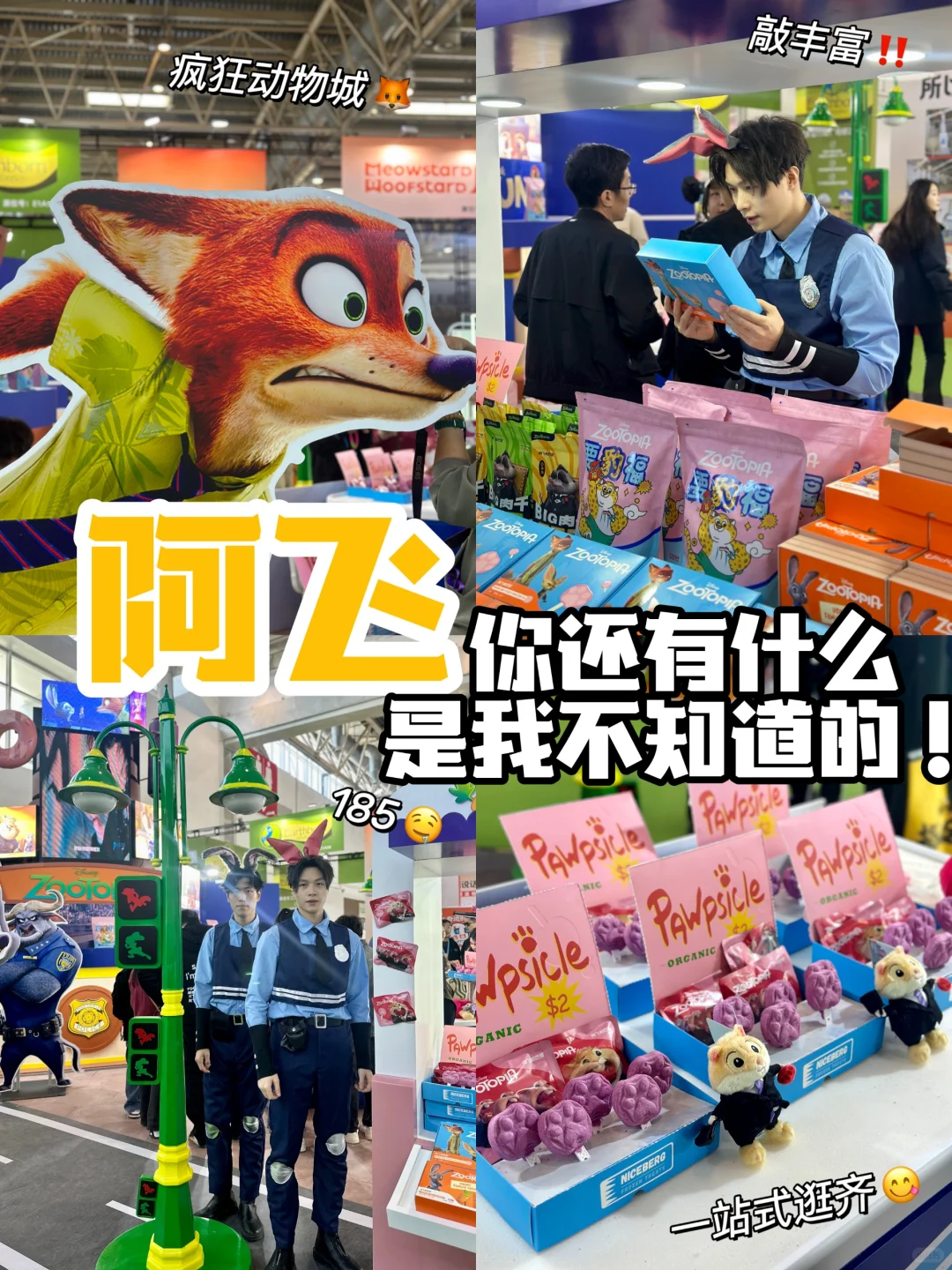 我居然在京宠展上看到了疯狂动物城❓❗️