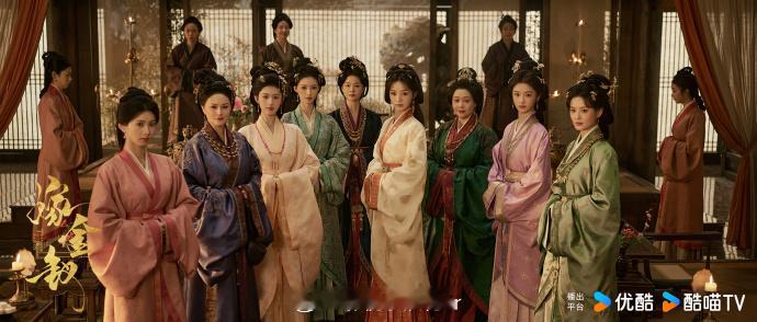 嫁金钗全女海报嫁金钗全女群像海报嫁金钗阵容官宣 全女海报暗藏角色伏笔，阵容官宣实