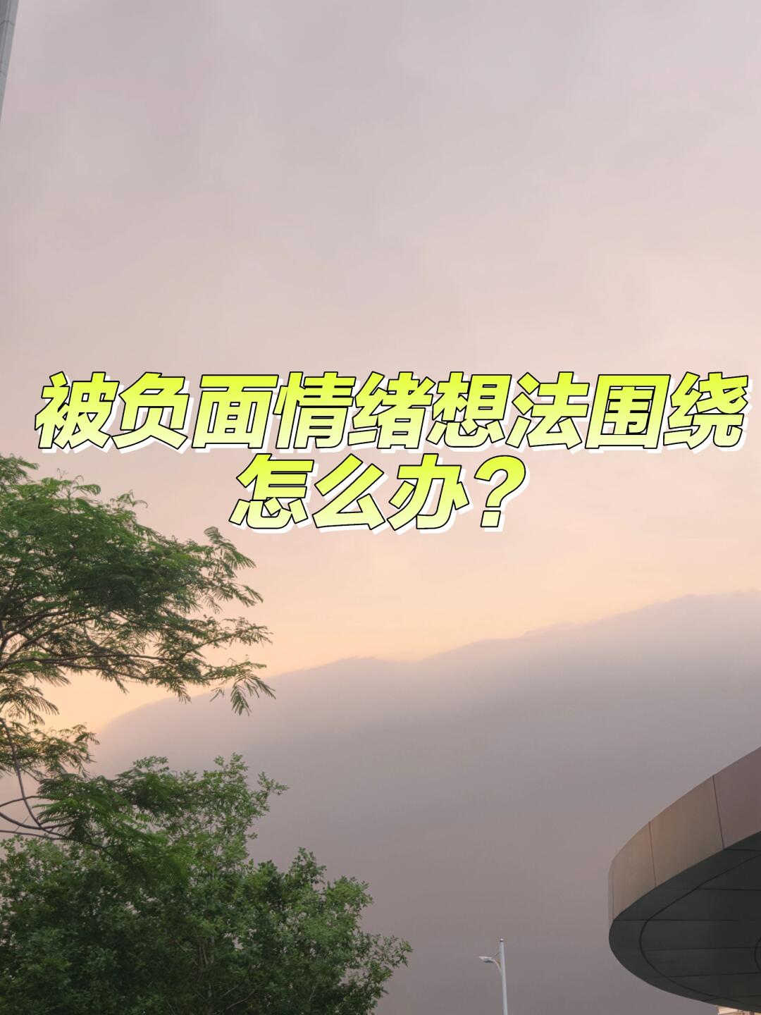 丁师：被负面情绪想法围绕怎么办？