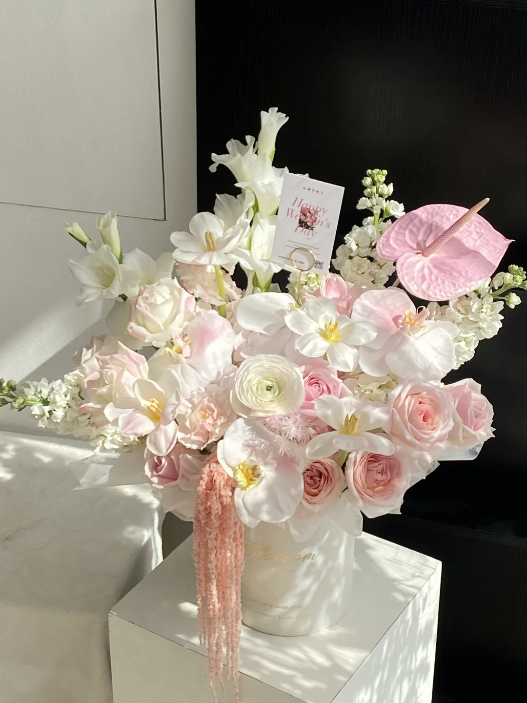 洒满阳光的郁金香​