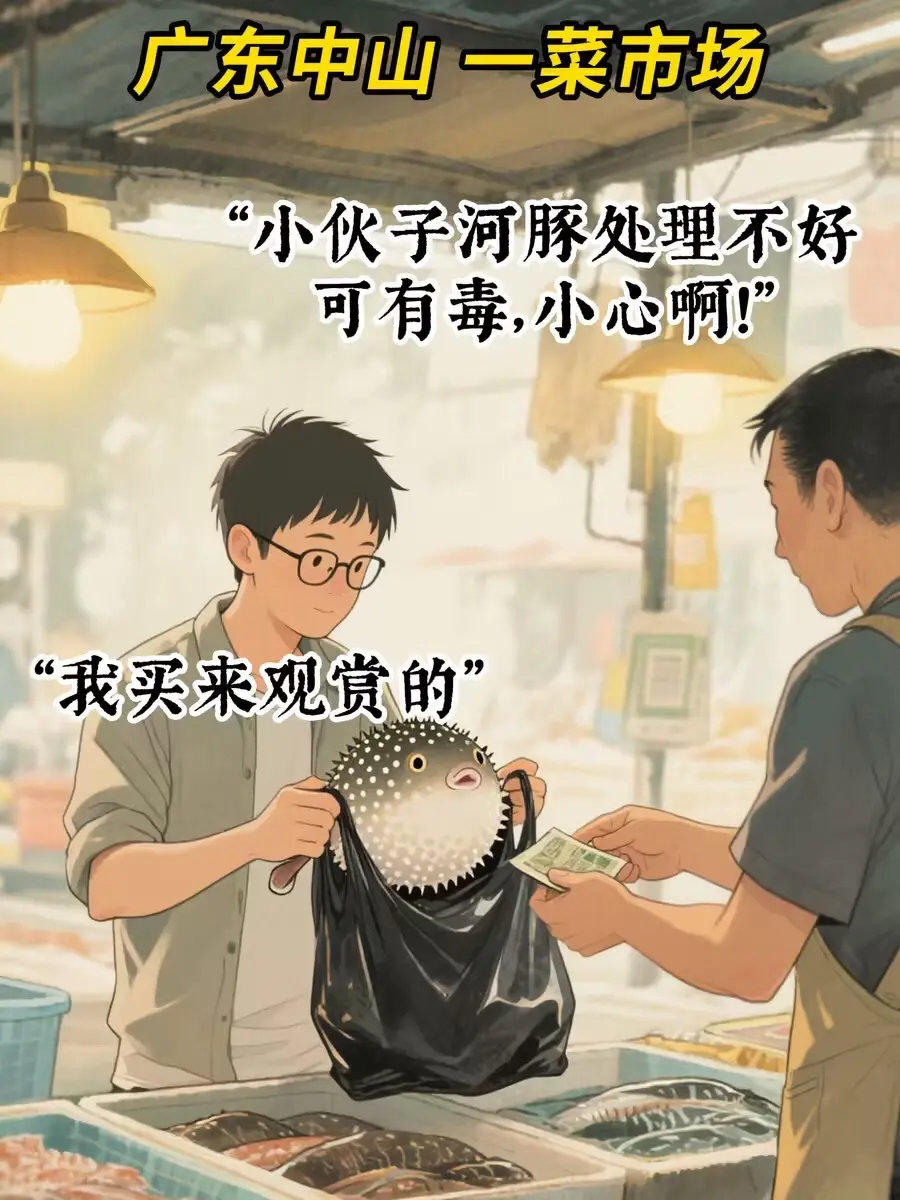 大妈贪小便宜偷河豚，毒死自己的亲孙子，一气之下把失主告上法庭！离谱
