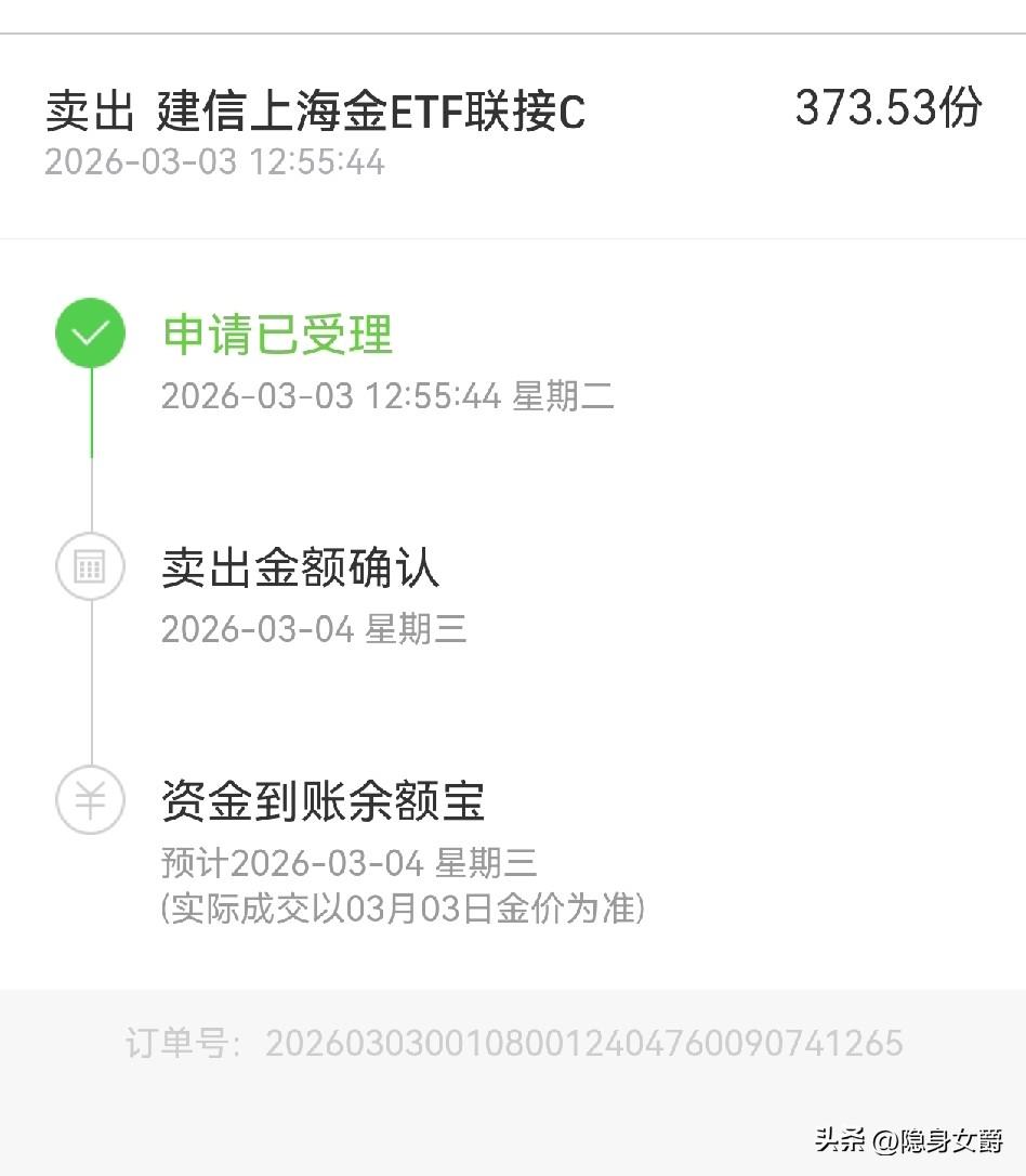 黄金不玩了，
最后的1000块体验金也卖了，卖光光了。

从明天开始，我就心态南