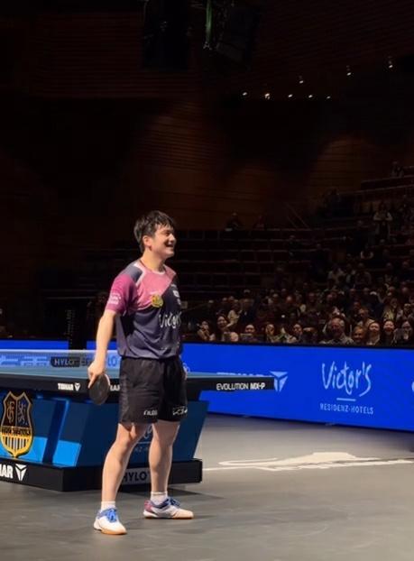 樊振东莫雷加德首次在德国同队 晋级乒乓球欧冠八强，俱乐部发博确认欧冠1/4决赛将