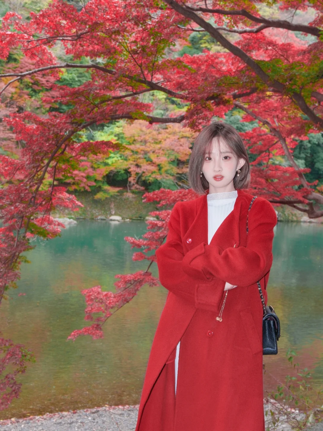 京都的红叶🍁岚山前方播报
