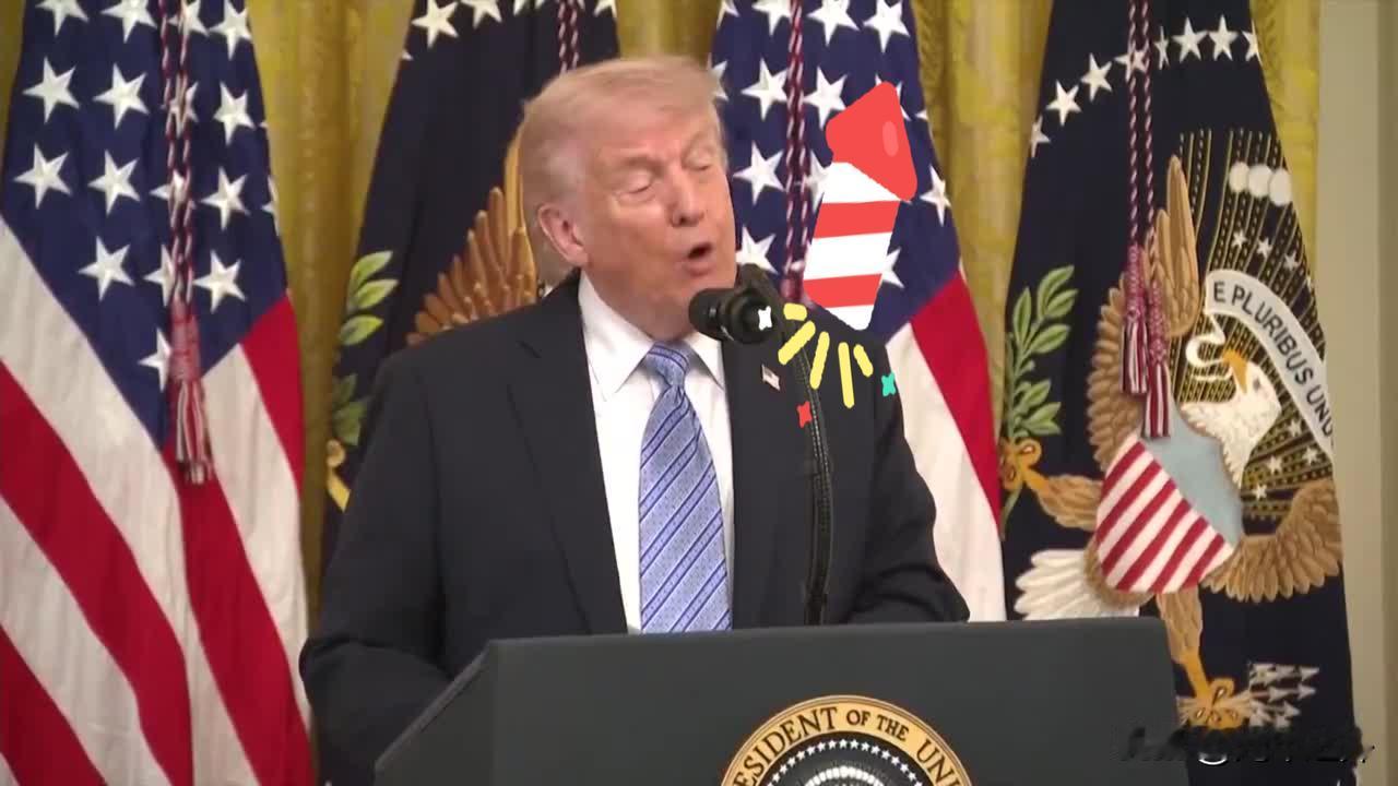 特朗普当地时间5月4日在小企业峰会上一句“等我卸任的时候，比如说八九年之后……”