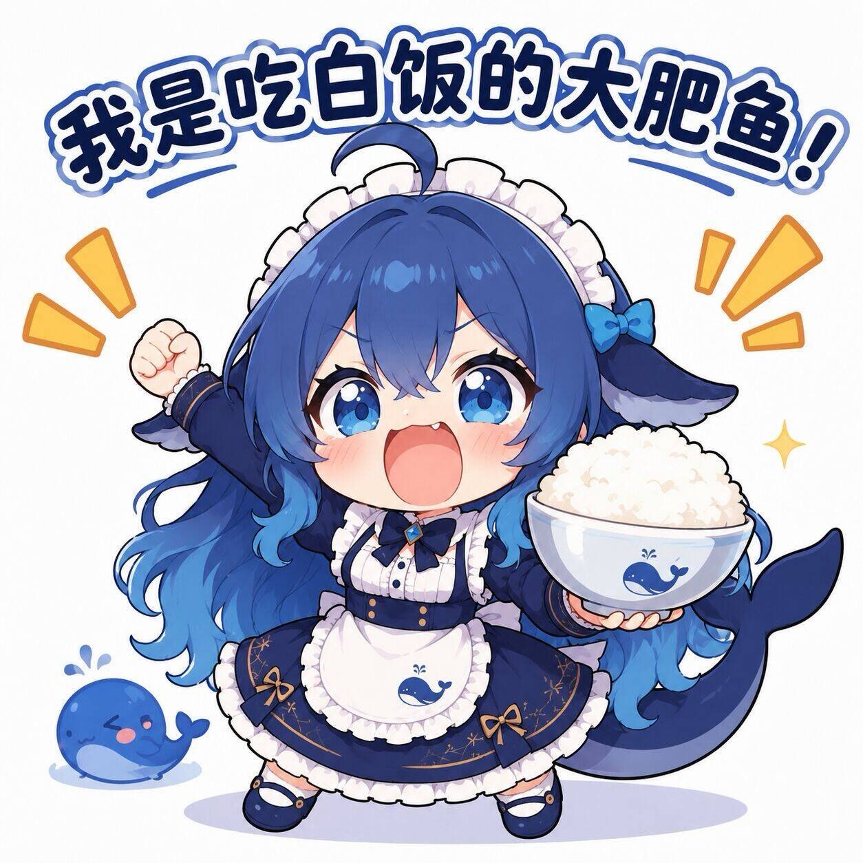 不萌。 