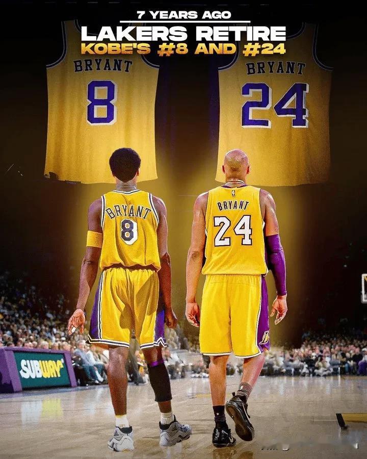 【🏀老大，你想我们了吗？今日科比球衣退役七周年纪念，一起回顾传奇🏆】 

美